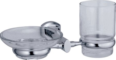 Стакан WasserKRAFT Oder K-3026 с мыльницей 
