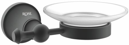 Мыльница Rose RG1903H, черный 