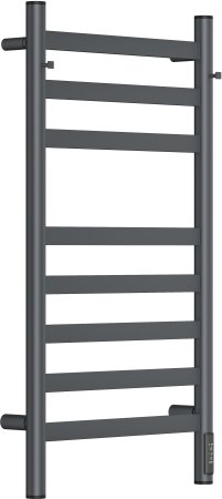 Полотенцесушитель электрический APEXTERMO Sfera SF10184GF 800x400 с крючками, графит металлик 