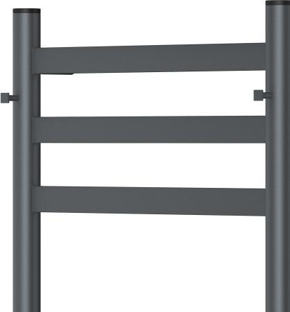 Полотенцесушитель электрический APEXTERMO Sfera SF10184GF 800x400 с крючками, графит металлик 