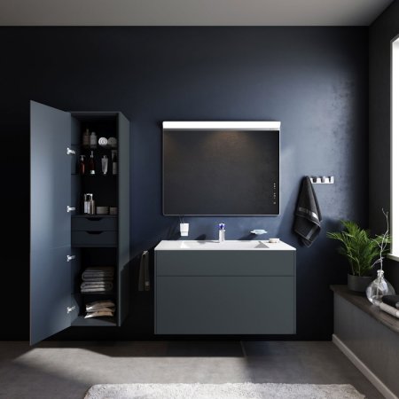 Шкаф пенал AM.PM Inspire V2.0 40 M50ACHX0406GM Графит матовый 