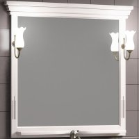 Зеркало Opadiris Риспекто 95 Z0000012538 Белое матовое