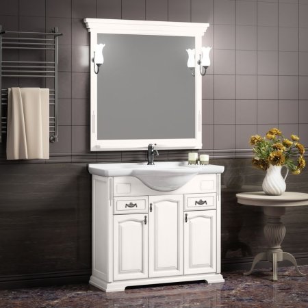 Зеркало Opadiris Риспекто 95 Z0000012538 Белое матовое 