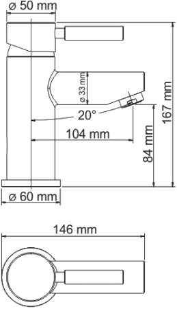 Термостат WasserKRAFT Main 4103 Thermo для раковины 