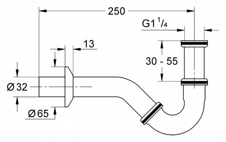 Сифон для биде Grohe 28946000 