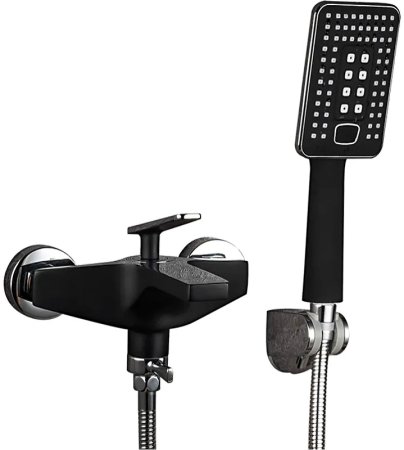 Смеситель для ванны Frap H57 F3257 Черный матовый Хром 