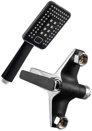 Смеситель для ванны Frap H57 F3257 Черный матовый Хром 