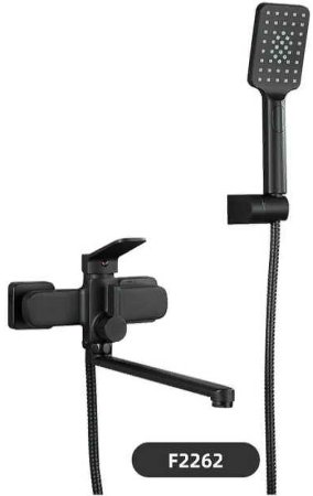 Смеситель для ванны Frap H62 F2262 универсальный Черный матовый 