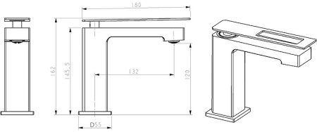 Смеситель для раковины Boheme Q 141-CRCR Хром 
