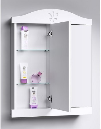 Зеркальный шкаф Aqwella Франческа 85 FR0408 Белый 