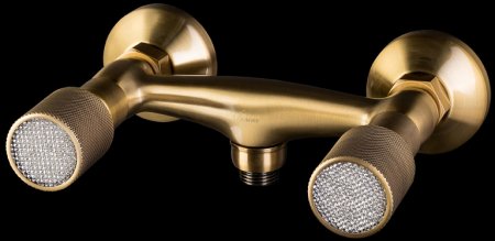 Смеситель для душа Boheme Royal Cristal 314-Royal/CRST Бронза 