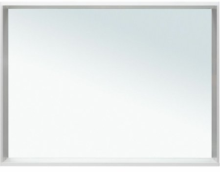 Зеркало Allen Brau Reality 100 1.32020.02 с подсветкой Серебро браш с сенсорным выключателем 