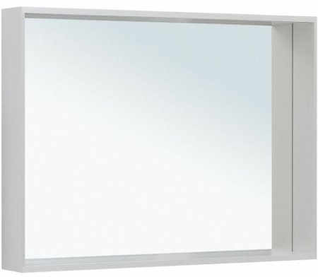 Зеркало Allen Brau Reality 100 1.32020.02 с подсветкой Серебро браш с сенсорным выключателем 