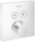 Смеситель для душа Hansgrohe ShowerSelect 15763700 с термостатом Белый матовый 