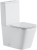 Унитаз компакт Black&White Universe 7703W с бачком и сиденьем Микролифт 