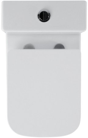 Унитаз компакт Black&White Universe 7703W с бачком и сиденьем Микролифт 