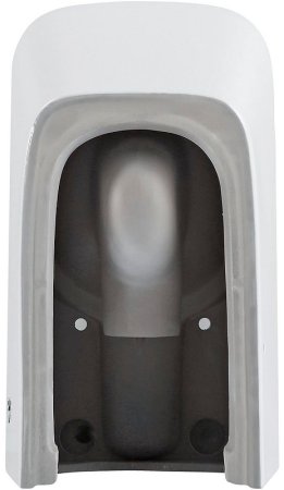 Унитаз компакт Black&White Universe 7703W с бачком и сиденьем Микролифт 