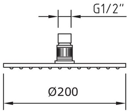 Верхний душ Clever Minami 99687 Хром 