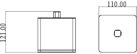 Диспенсер для ватных дисков Boheme 10964-B-CR Черный Хром 