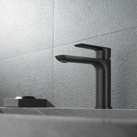 Смеситель для раковины Black&White Universe UK8301B 8301BUK Черный матовый 