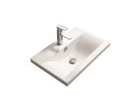 Раковина SantiLine SL-2101(70) белая глянцевая