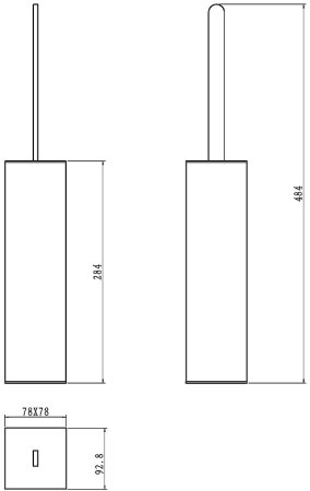 Ершик для унитаза Boheme 10949-W-CR Белый Хром 