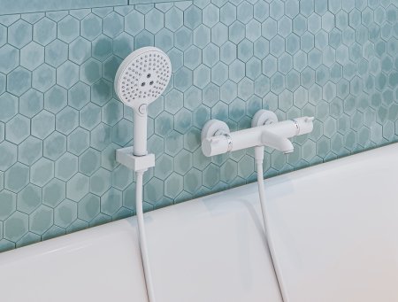 Держатель ручного душа Hansgrohe Porter E 28387700 Белый матовый 