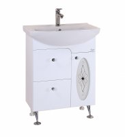 Тумба с раковиной Onika Кристи 65.182, белая