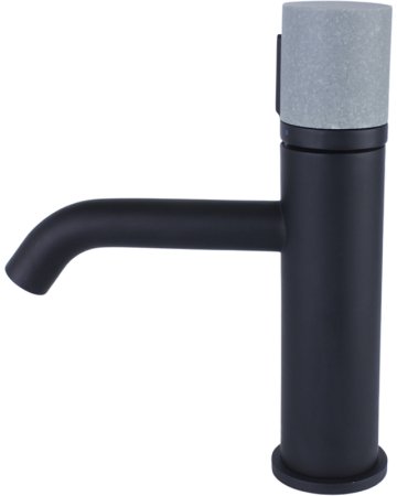 Смеситель для раковины Bronze de Luxe Focus 24601BG Черный матовый 