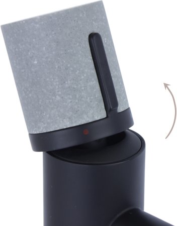 Смеситель для раковины Bronze de Luxe Focus 24601BG Черный матовый 