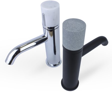 Смеситель для раковины Bronze de Luxe Focus 24601BG Черный матовый 