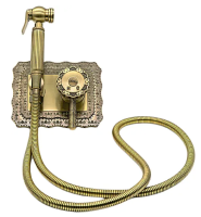 Гигиенический душ Milacio Vitoria MC.800.BR со смесителем золото