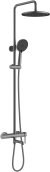 Душевая система Raglo R20.24.09, графит 