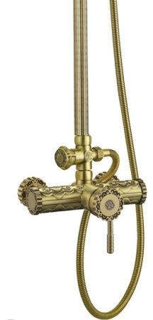 Душевая система ZorG Antic A118DS-BR Бронза 