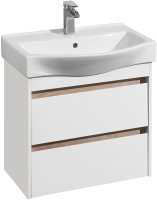 Тумба под раковину Aquaton Нортон 65 1A248801NT010 подвесная Белая глянцевая