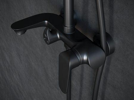 Душевая система Laguraty 7000 Черная 