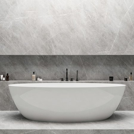 Смеситель Omnires Y Y1232BL для ванны с душем черный на борт ванны 