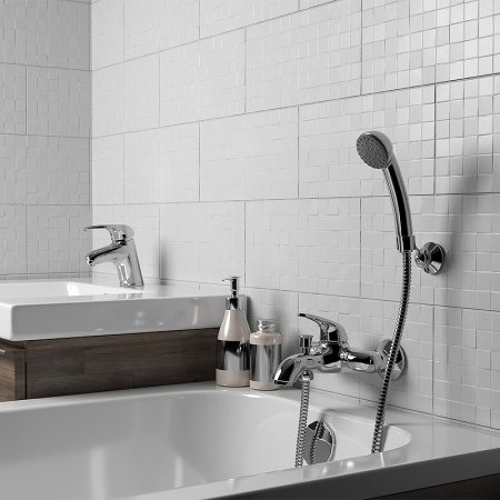 Смеситель для ванны Paini Smile 39CR105KM Хром 