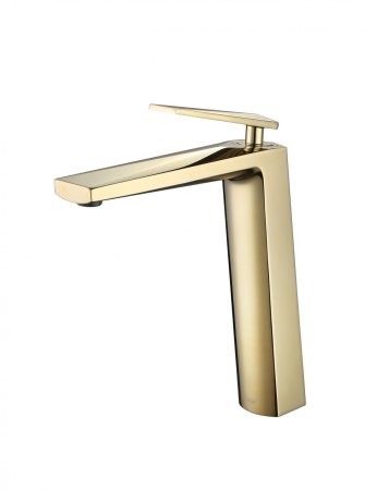 Смеситель для накладной раковины Boheme Venturo 382 золото 