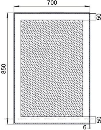 Зеркало Aquanet Алассио 7085 LED 