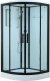 Душевая кабина Timo Standart T-6609 B профиль черный 