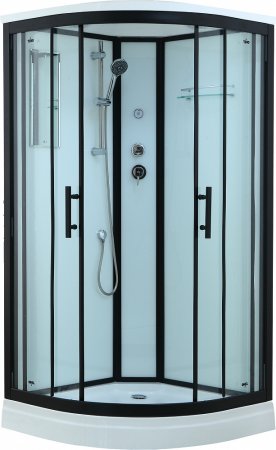 Душевая кабина Timo Standart T-6609 B профиль черный 