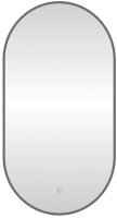 Зеркало с подсветкой LED Fixsen FX-3090F овальное 50х90 см, графит Зеркало с подсветкой LED Fixsen FX-3090F овальное 50х90 см, графит