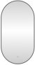 Зеркало с подсветкой LED Fixsen FX-3090F овальное 50х90 см, графит 