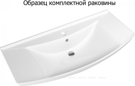 Тумба с раковиной Aquanet Остин 105 дуб сонома/белый 