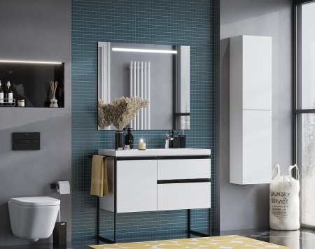 Зеркало Roca The Gap 100 ZRU9302809 с подсветкой с системой антизапотевания 