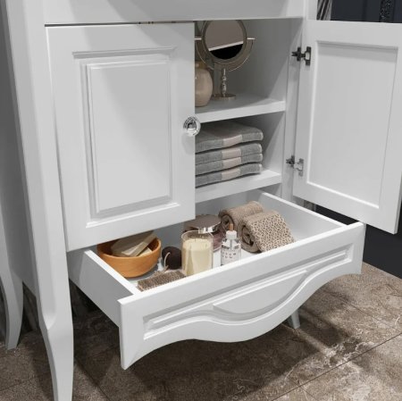 Тумба под раковину Opadiris Брунелла 65 00-00000474 Белая матовая 