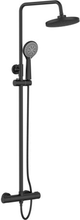 Душевая система Orange T02S3-912b Черный 