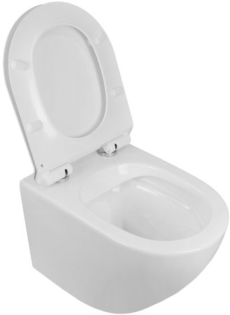 Унитаз Azario Fora AZ-0067 подвесной Белый с сиденьем Микролифт 