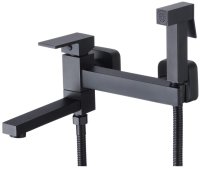 Гигиенический душ со смесителем и изливом D-Lin D181201-A, черный